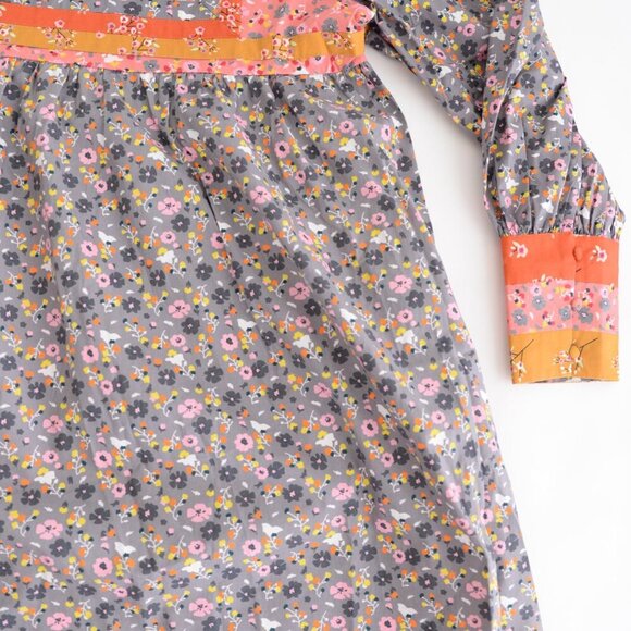 CeliaB BuckEye Tree Puff Sleeve Multicolor Floral Mini Dress S - Picture 7 of 16